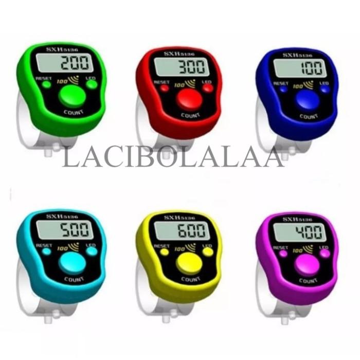 LACIBOLALA Tasbih Digital LED Alarm 100 Bunyi