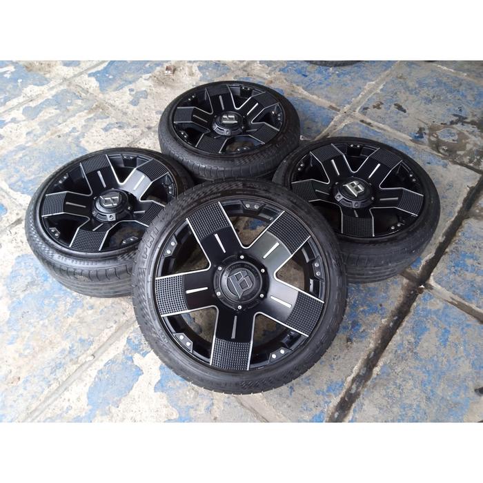 velg mobil bekas balistik ring 20x9 pcd 5x114 seken bekas plus ban 254