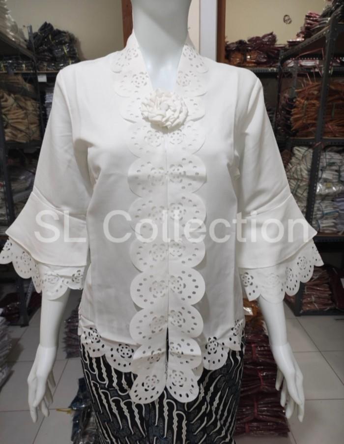 ragastore Kebaya modern putih / Atasan kebaya putih / Kebaya putih