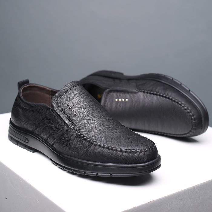 COD Sepatu Pantofel Pria Pantofel Hitam Santai Cowok Keren Formal
