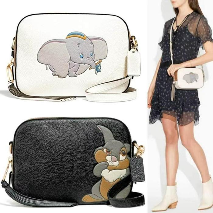 [SIAP DIKIRIM] Tas COACH 69252   69253  DISNEY Camera Sling Crossbody Bag Original