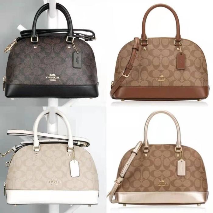 [SIAP DIKIRIM] Tas COACH 27583 31156  Mini Sierra Satchel Signature Canvas ORIGINAL