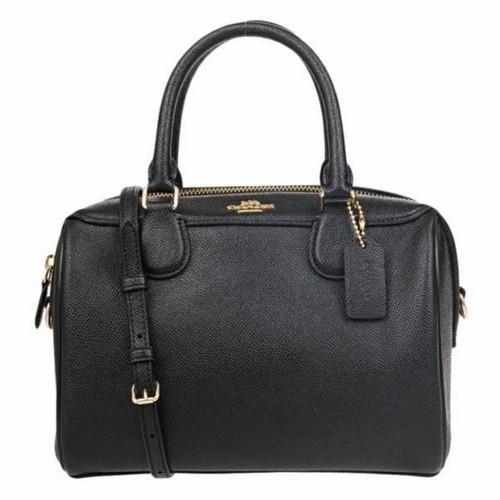 [SIAP DIKIRIM] Tas COACH F57521 MINI BENNETT SATCHEL IN CROSSGRAIN LEATHER BLACK