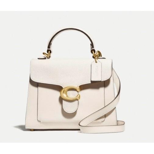 [SIAP DIKIRIM] Tas COACH Tabby Top Handle 20 Crossbody Chalk White 636