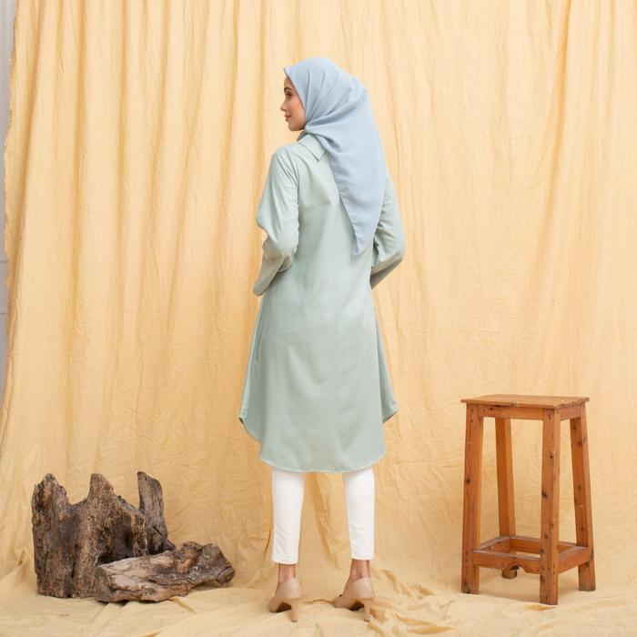 L14 Tunik Hasna By Ins Collections Baju Atasan Muslim Wanita Casual