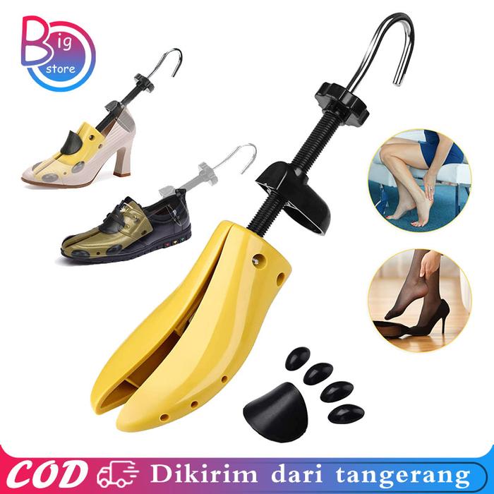 ALAT PEMBESAR SEPATU ADJUSTABLE SHOE TREE ALAT PEMBESAR EXPANDER