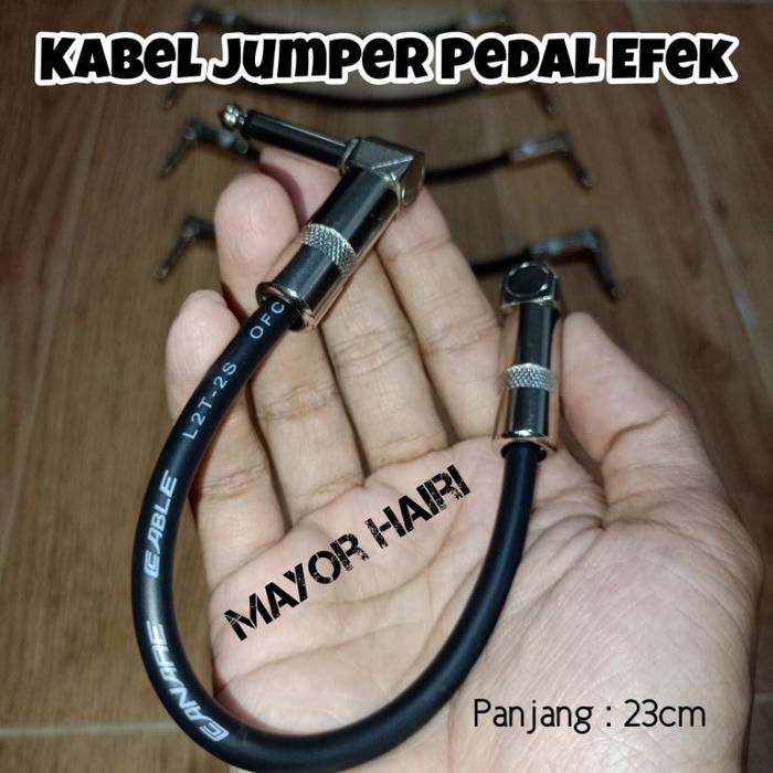 Kabel Jack Jumper Pedal Efek GitarBass Canare Akai L Berkualitas
