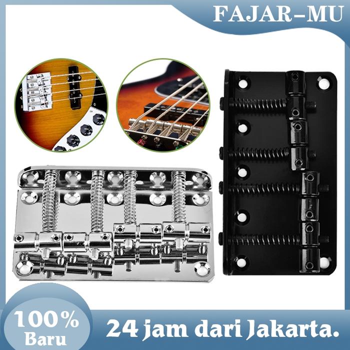 Bridge Jazz Bass Electric Jembatan Gitar Bass 4 Senar Untuk Gitar