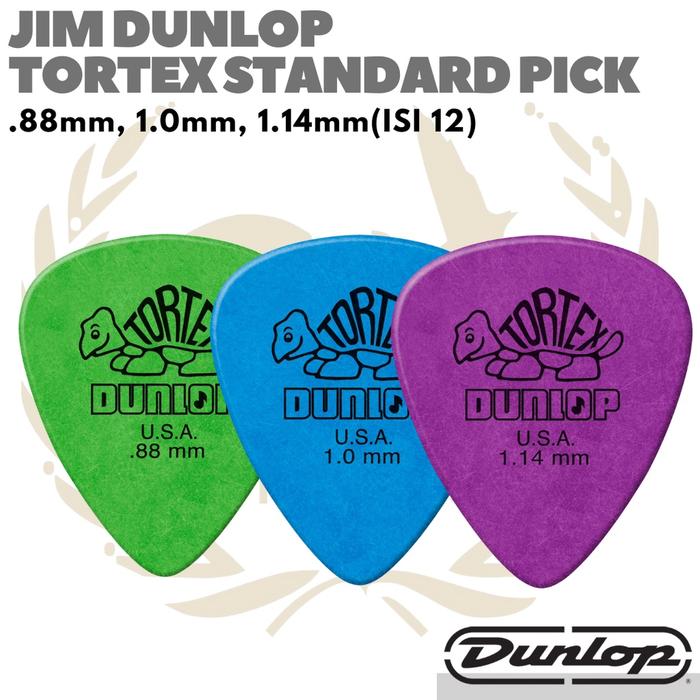 JIM DUNLOP TORTEX STANDARD PICK  Pick STD Gitar Bass Diskon
