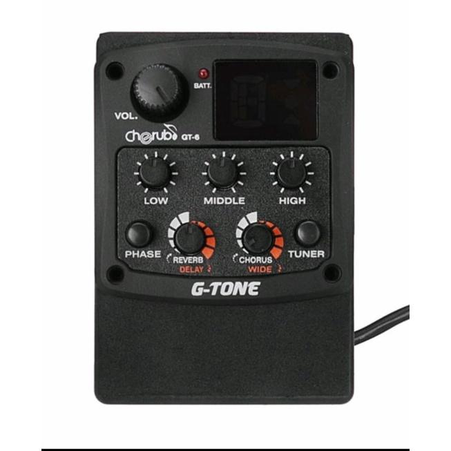 pre amp gitar akustik gt6 gt-6 Preamp Equalizer Cherub G-Tone gt 6