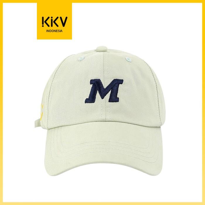 PROMO! Dylee&Lylee Topi Baseball Huruf M Biru Hijau - Green