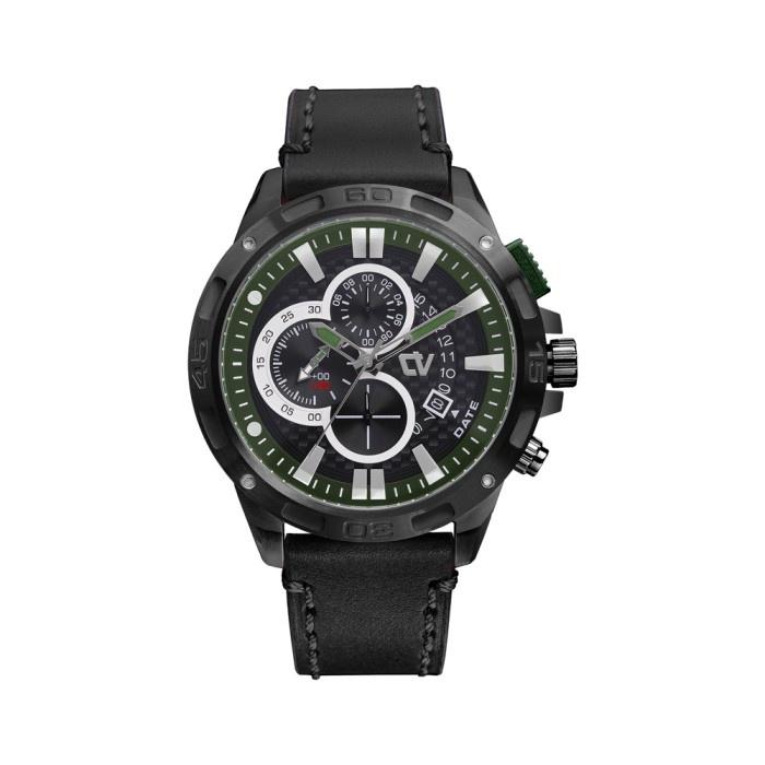 [ Garansi] Original 100%!! Jam Tangan Pria Tali Kulit Christ Verra Cv