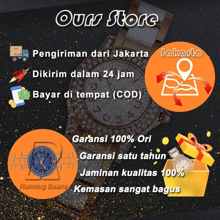 [Garansi] Biden 100%Ori Kuarsa Jam Tangan Pria Anti Air Kalender