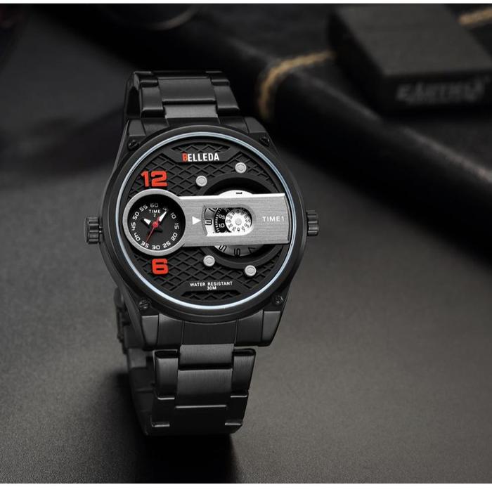 [Ready Stock] Sws Belleda 9008Ip Jam Tangan Pria Rantai Watch