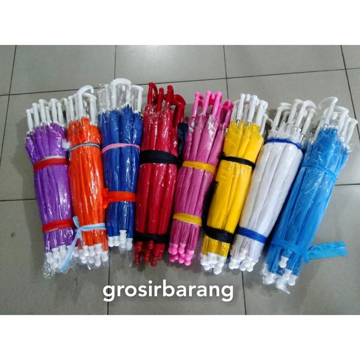 grosir payung anak polos warna warni murah hias taman te jzlnwi 3482rz