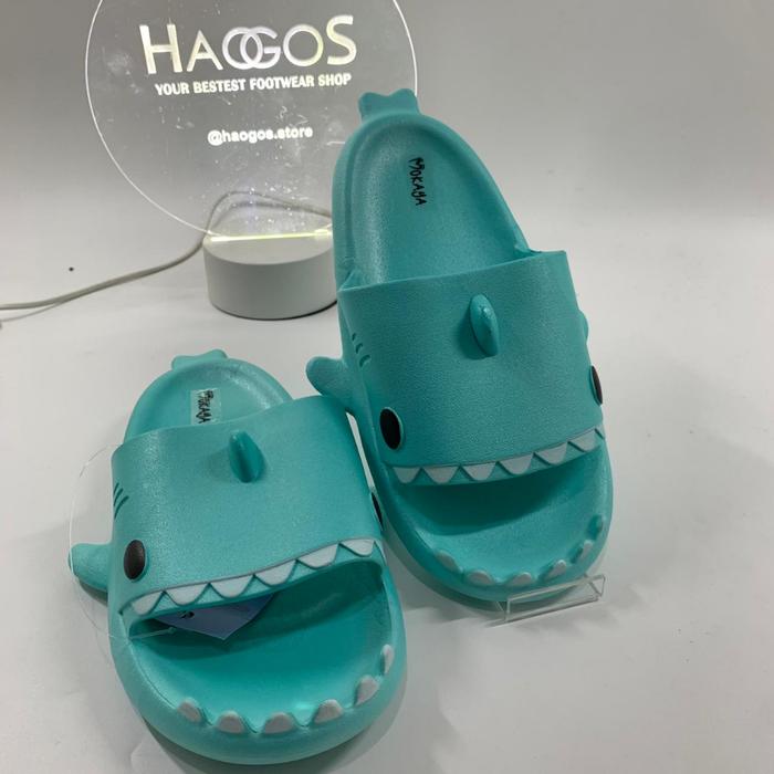 Sandal Karet PCU Slop Hiu Mommy Daddy Shark Desa Timbul Lucu MKY 2-31