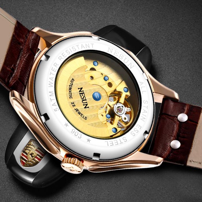 Automatic Mechanical Watch Switzerland Nesun Tourbillon Men'S Watches