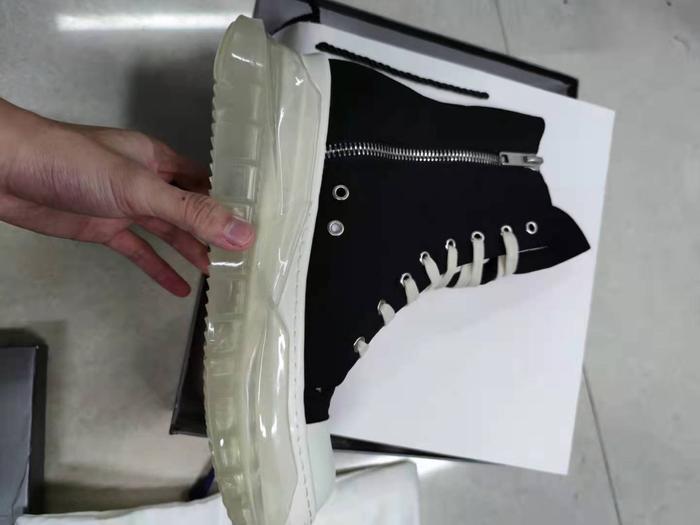 Ro High Top Zipper Canvas Shoes Rick Male Sneakers Men Shoes Mens