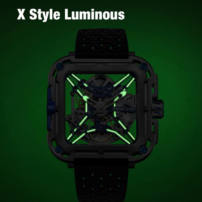 Ciga Design X Series Titanium Blue Automatic Watch Men 2023 Luxury