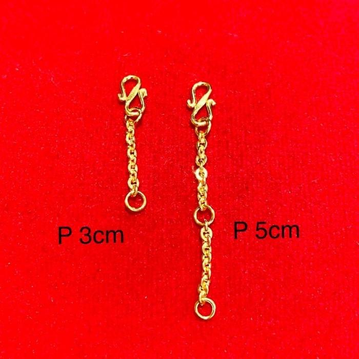 Penyambung / Extention Gelang Kalung Emas Muda