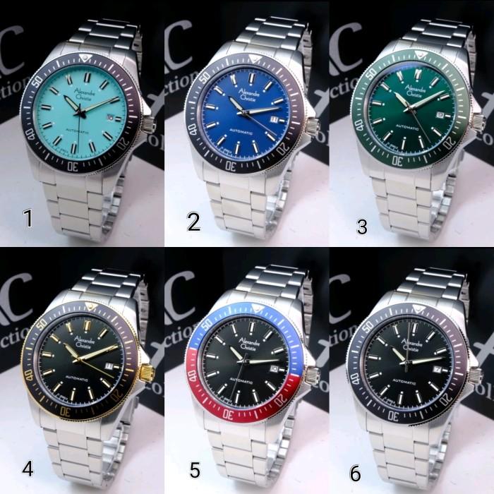 Alexandre Christie Jam Tangan Pria Automatis 6676 AC6676 AC 6676 [Original]