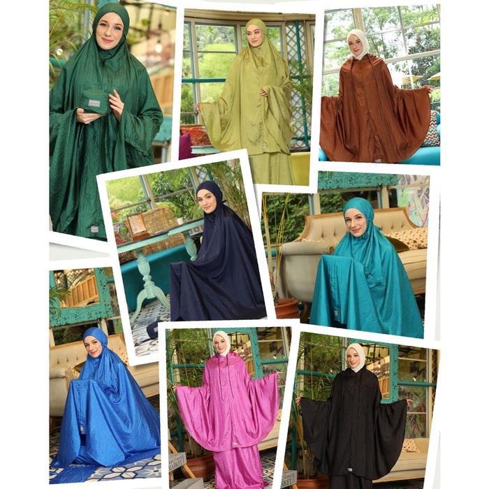 Super Sale! Nakajima-Mukena Travel Minima Parasut Jumbo Premium [Warna BOLD] Murah