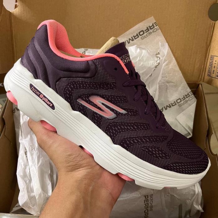 (New) Shoes Skechers Go Run 7.0 Drive Plum Women 129335/Plum