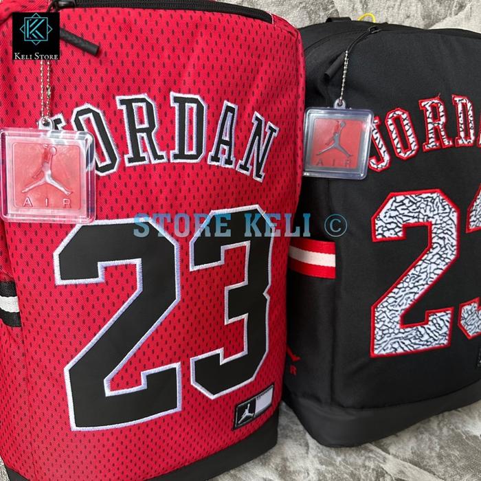 Super Murah! Tas Ransel Backpack Jordan Jersey 23 Quality Tas Sekolah Murah Bp