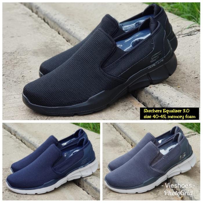 (New) Skechers Equalizer 4.0 Sepatu Skechers Pria