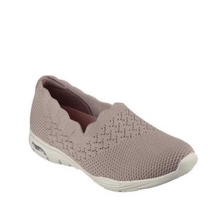 (New) Skechers Cft Arch Fit Seager. Taupe. 158557Tpe. Slip On Wanita