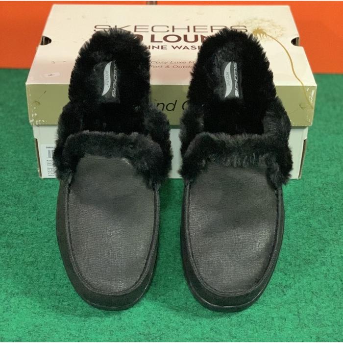 (New) Sandal Skechers Arch Fit Lounge - Festful Hitam Coklat 175136 Orinal 100% Sportstation