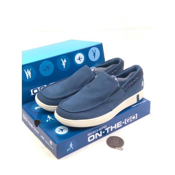 (New) Sepatu Skechers Slip On Ultra Go Navy