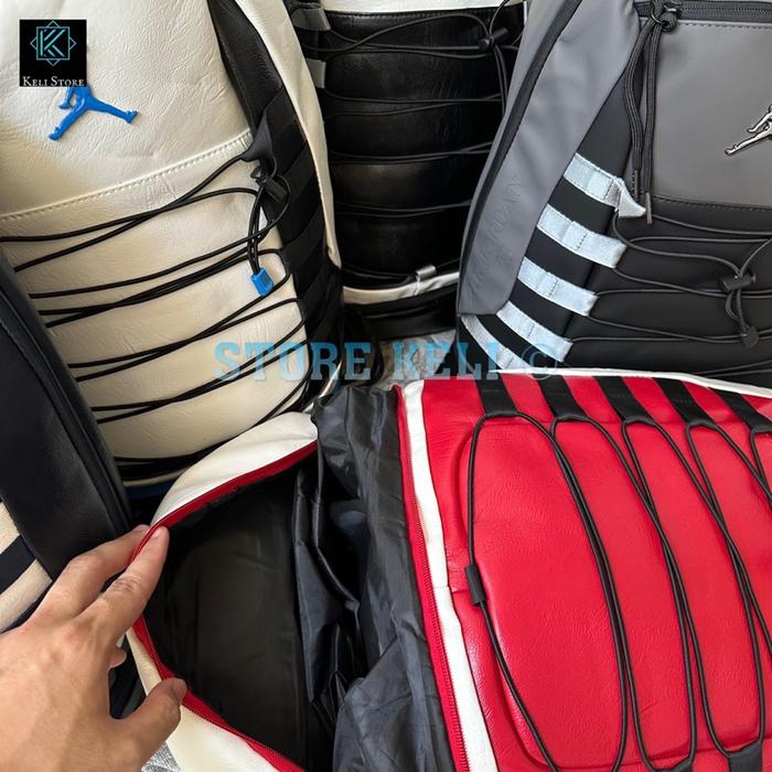 Promo! Ransel Jordan Retro 10 Leather / Backpack / Ransel / Tas Besar /Tas Sekolah / Kerja / Olahrag