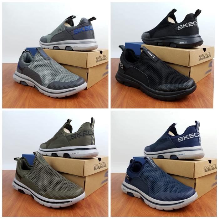 (New) Skechers Go Walk 5 Downdraft Sepatu Slip On Pria