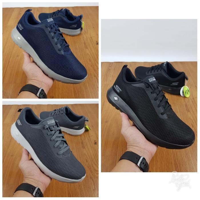 (New) Skechers Go Walk Max Lace Up Sepatu Skechers Pria