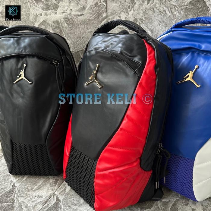 Super Murah! Tas Ransel Jordan Retro 5 Leather / Backpack / Bagpack Leather / Tas Sekolah / Tas Kerj