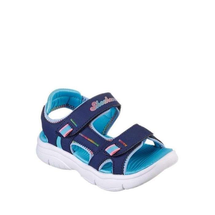 (New) (Diskon 70-80%) Dijamin 100% Orinal Sport Station Bnib Sepatu Sendal Skechers Kids Flex Splash