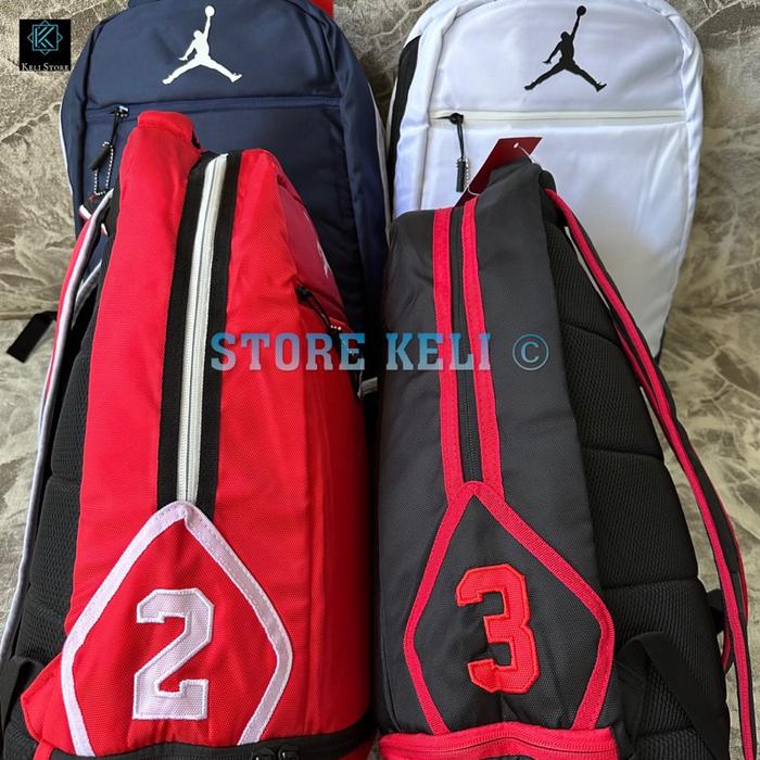 Super Murah! Ransel Jordan Retro Sidefont 23 / Backpack Trend / Tas Sekolah / Olahraga / Kuliah / Ke