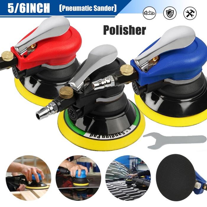 Orbital Sander Air Sander 5Inch 6Inch 10000Rpm Untuk Pemolesan Logam Kayu Untuk Waxing Mobil Untuk M