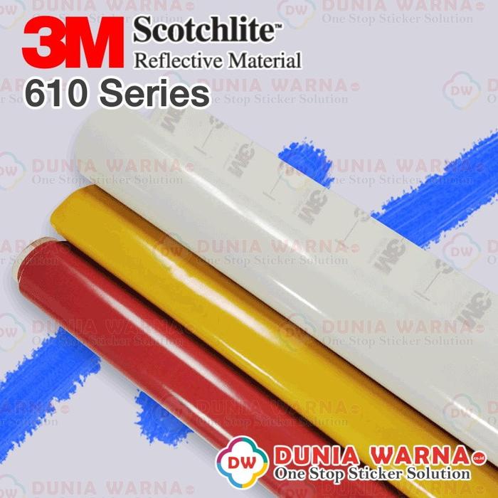 [Per Meter] 120Cm 3M 610 Series Scotchlite Reflective Sticker Lebar 120 Cm 48 Inch Polos Pantul Caha