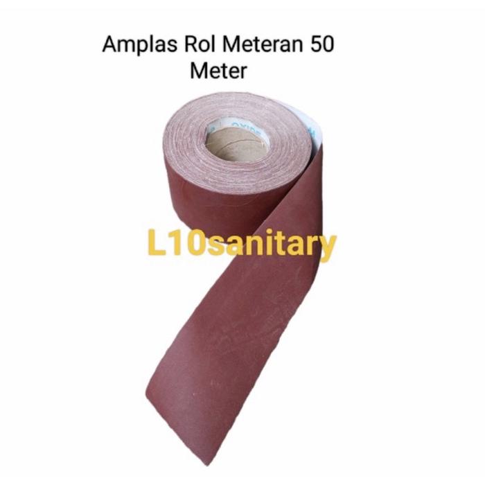 Amplas Rol Meteran 50 Meter / Amplas Kain Gulungan Per 1 Rol Murah Murah