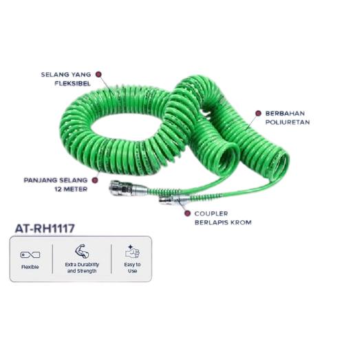 Tekiro Selang Recoil Model 5X8Mm Spiral / Selang Kompresor Murah