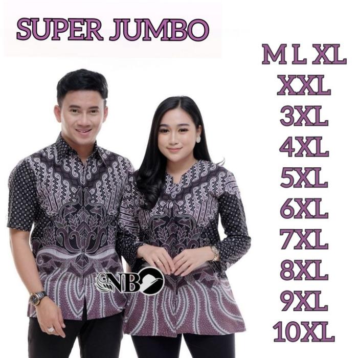 Ready stok CJA22 Atasan batik ungu couple | Atasan Batik lavender kemeja pendek dan blouse kancing m