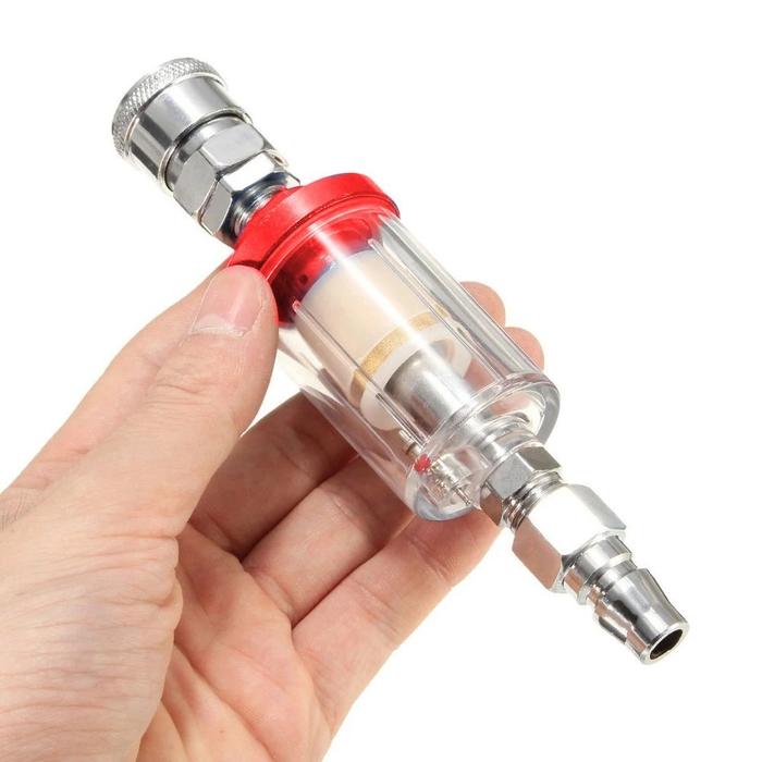 New Paket Air Filter Untuk Kompresor Atau Spray Gun Sistem Coupler Pf20 + Sm20 Air Filter Water Filt