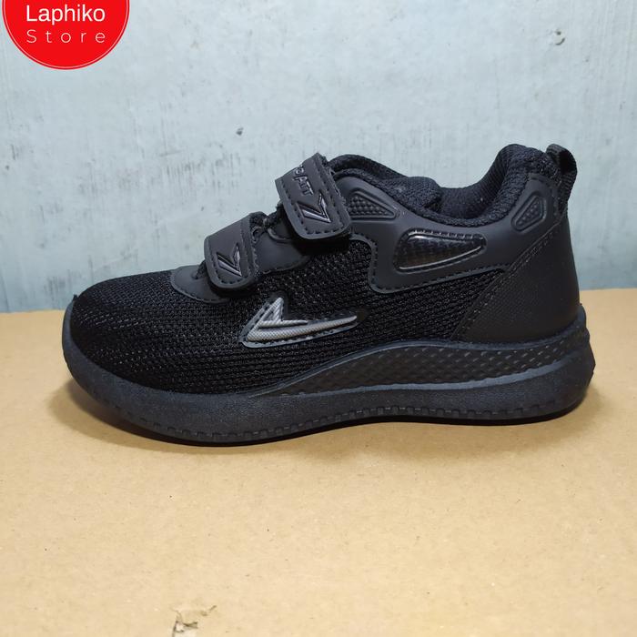 Sepatu sekolah hitam perekat Pro ATT MR 852 31-38