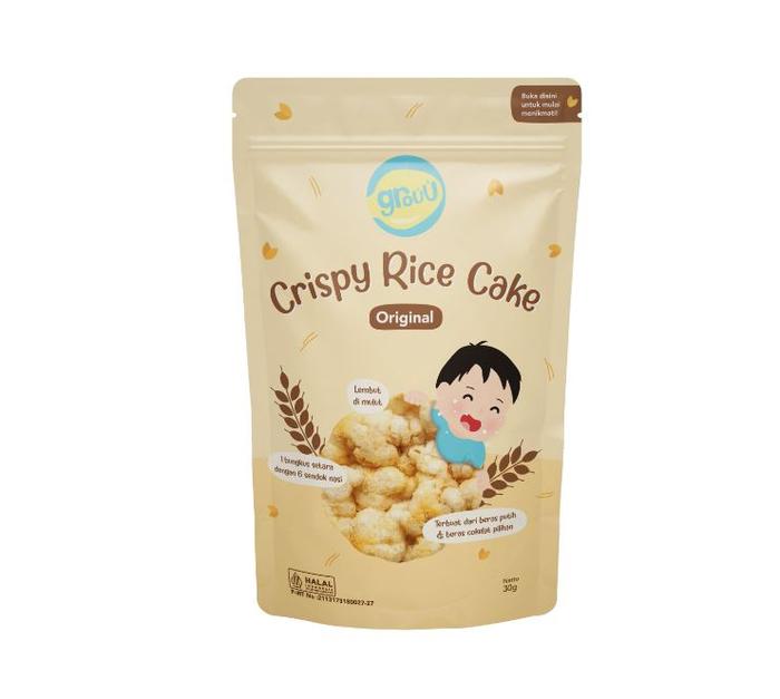Grouu Crispy Rice Cake Original 30 gram