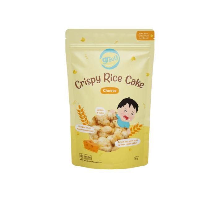 Grouu Crispy Rice Cake Supreme Cheese 30 gram