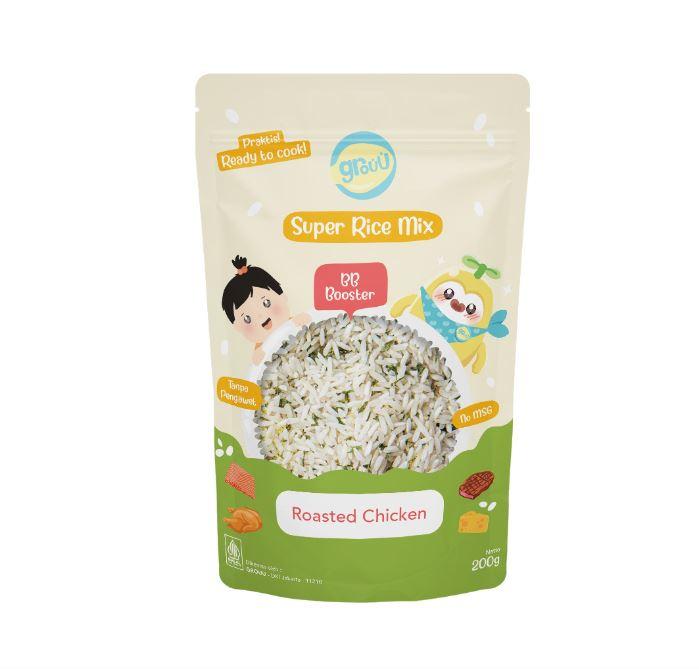 Grouu Crispy Rice Cake Sweet Corn & Beet 30 gram