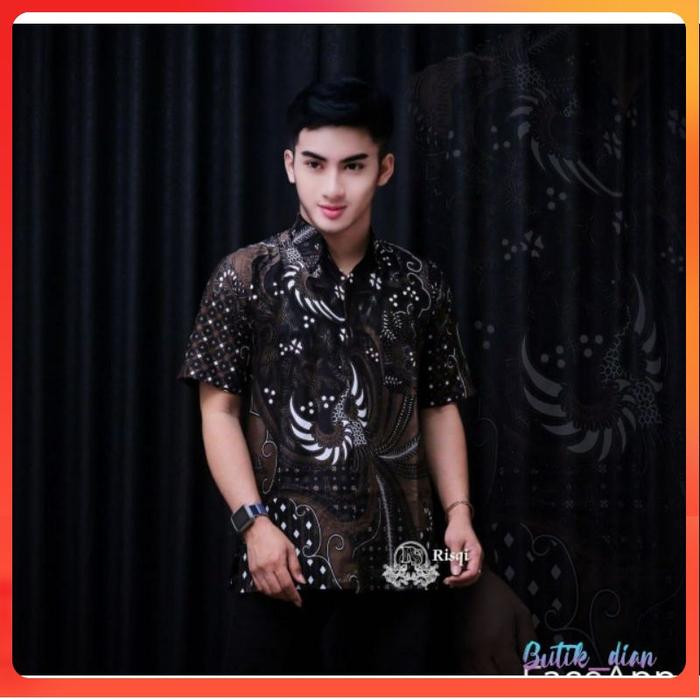 (COD) [BUTIKDIAN] Batik Pria hem batik pria batik moderen