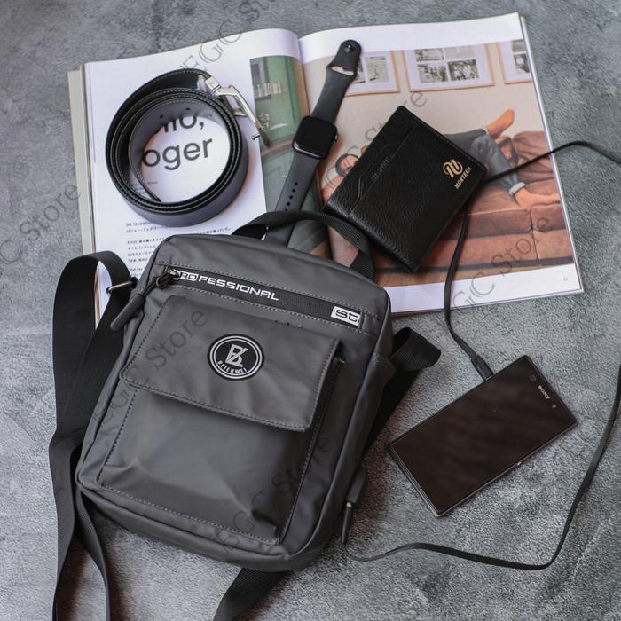 (COD) Tas Selempang Pria Cowo Waterproof Jinpaidi Beierwei - 6022